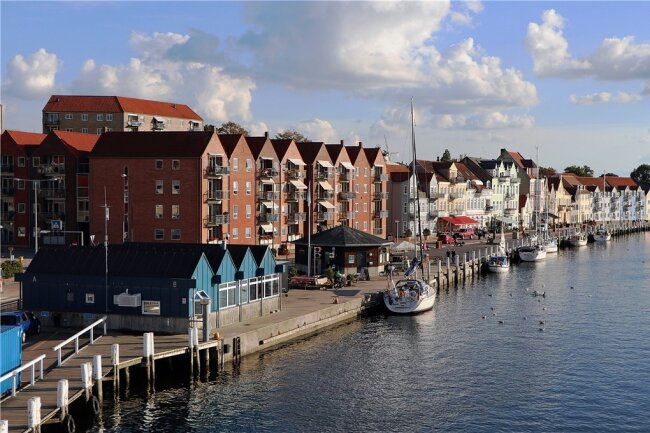 Sønderborg mit seinem Jachthafen ist ein Etappenziel auf dem Gendarmenpfad.