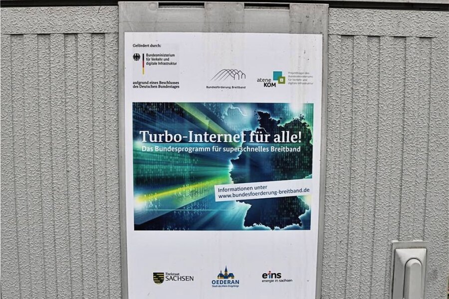 Schnelles Internet: Arbeiten in Breitenau gehen weiter - Auf vorhandenen Verteilerstationen wird schon angekündigt, dass bald alle in Breitenau schnelles Internet zur Verfügung haben. 