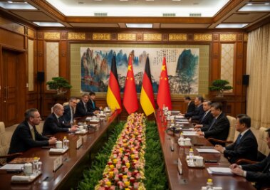 Scholz und Xi wollen Frieden in der Ukraine - Deutsch-chinesische Gespräche in Peking.
