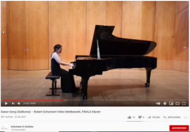 Schumann-Wettbewerb: Roberts Jünger im eigenen Videokanal - 