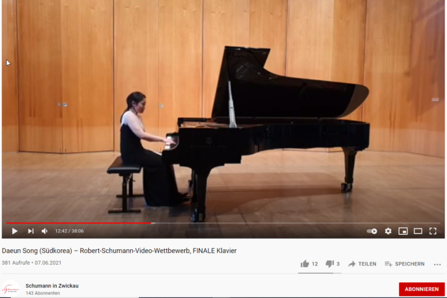 Schumann-Wettbewerb: Roberts Jünger im eigenen Videokanal - 