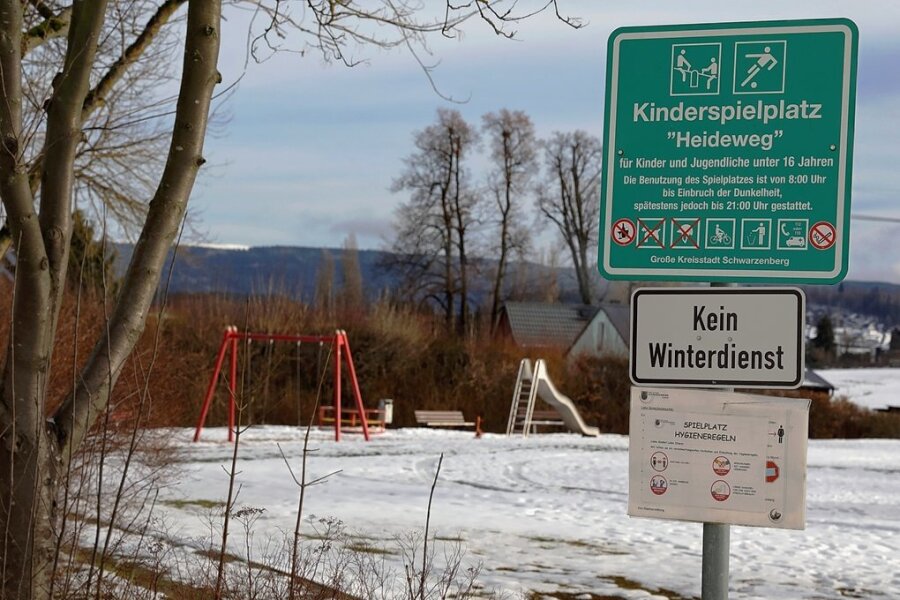 Dieser Spielplatz in Schwarzenberg-Heide soll um- und neugestaltet werden - und dadurch noch attraktiver für Kinder und Jugendliche. 