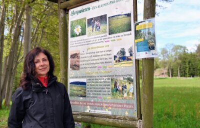 Schwarzenbergerin macht Wanderwege rund um Zschorlau flott - Sylvia Krüger ist zunächst bis Ende 2022 bei der Gemeinde Zschorlau angestellt und betreut das Wanderwegekonzept Zschorlau-Bockau. 