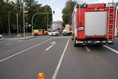 Schwerer Verkehrsunfall in Freiberg - 