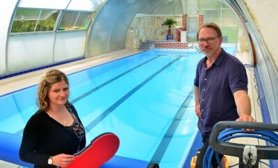 Schwimmschule Hoffmann will wieder öffnen - Anja und Lutz Hoffmann öffnen in der nächsten Woche ihre Schwimmschule in Sachsenburg. 
