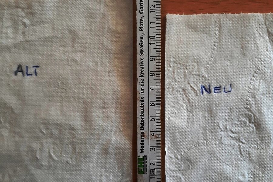 Nicht mal beim Klopapier ist man vor den Tricks der Hersteller sicher: Bei diesem Toilettenpapier von Lidl blieb zwar die Blattzahl gleich, dafür wurde die Rollenhöhe verkleinert. 