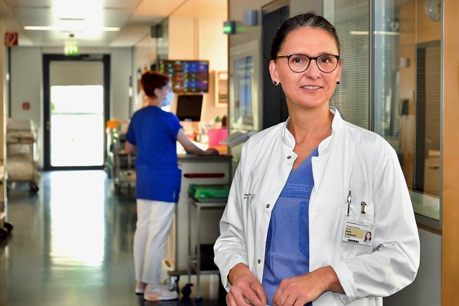 Organspende ist für sie eine Herzensangelegenheit - Dr. Anne Trabitzsch, Intensivmedizinerin am Uniklinikum Dresden
