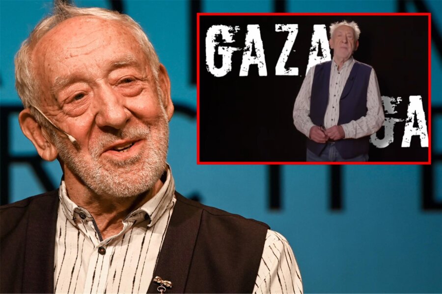 „Sie sollten sich schämen“: Dieter Hallervorden fängt sich mit Gaza-Gedicht Kritik ein - Dieter Hallervorden (88) sorgt derzeit mit seinem Video „Gaza, Gaza“ für Aufsehen. (Montage)
