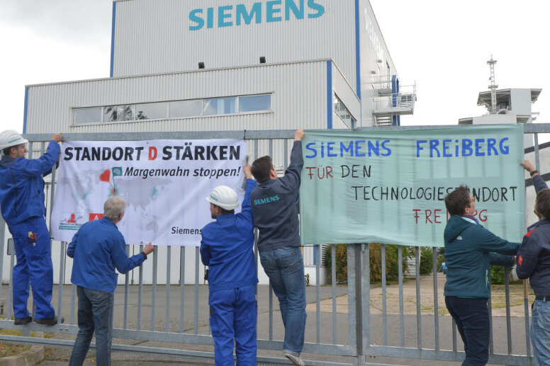 Siemens: 5000 Unterschriften für Erhalt von Freiberger Standort - 