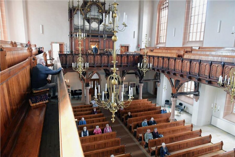 Silbermannorgel zur Mittagszeit: Kantorin aus Zöblitz spielt in Oederan - In der Stadtkirche Oederan steht am Donnerstag der Klang der Silbermannorgel im Mittelpunkt. 