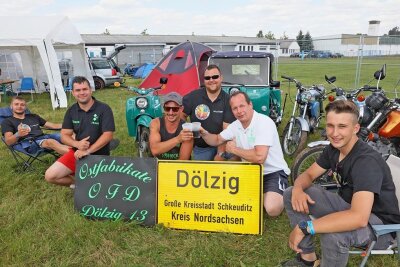 Simson-Fans treffen sich zum 20. Mal in Zwickau: Bekannte Szene-Youtuber angekündigt - Simsonfans aus Dölzig bei Leipzig sind Stammgäste bei den Zwickauer Simsonrennen und haben immer viel Spaß.