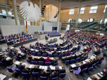 Simulation: Chemnitzer Schüler im Bundestag - 