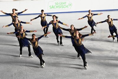Skating Graces: Chemnitzer Synchronteam mit Rekord - Die Chemnitzer Eiskunstlaufformation Skating Graces bestimmt seit der Wende die nationale Spitze mit, erkämpfte bislang 22 Medaillen.