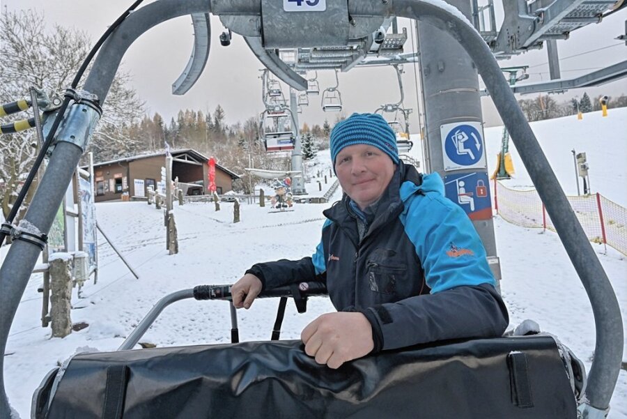 Skiarena in Eibenstock steht in Startlöchern - Stefan Uhlmann will, dass die Besucher Spaß beim Skifahren haben.