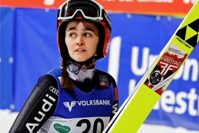 Skispringen: Erster Meistertitel für Erzgebirgerin Selina Freitag - Selina Freitag - Skispringerin