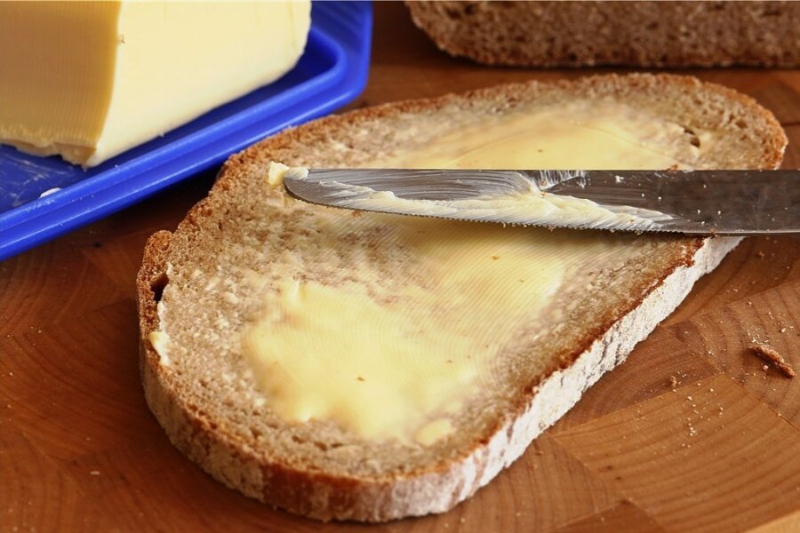 Brot und Butter dürfen beide in den Gefrierschrank. 