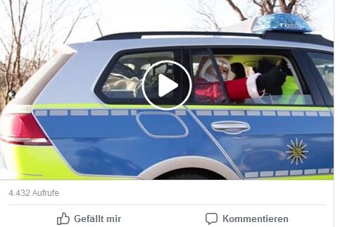 So hilft Sachsens Polizei dem Weihnachtsmann aus der Patsche - 