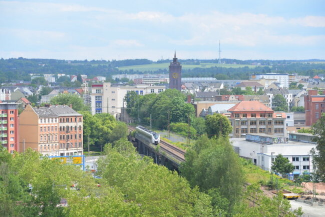 Chemnitzer Bahnviadukt.