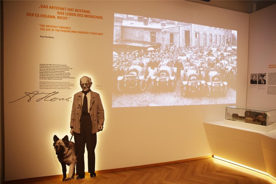 So war August Horch wirklich: Neuer Raum in Zwickauer Museum verrät Unerwartetes - Im neuen Museumsraum geht es um den Menschen August Horch.