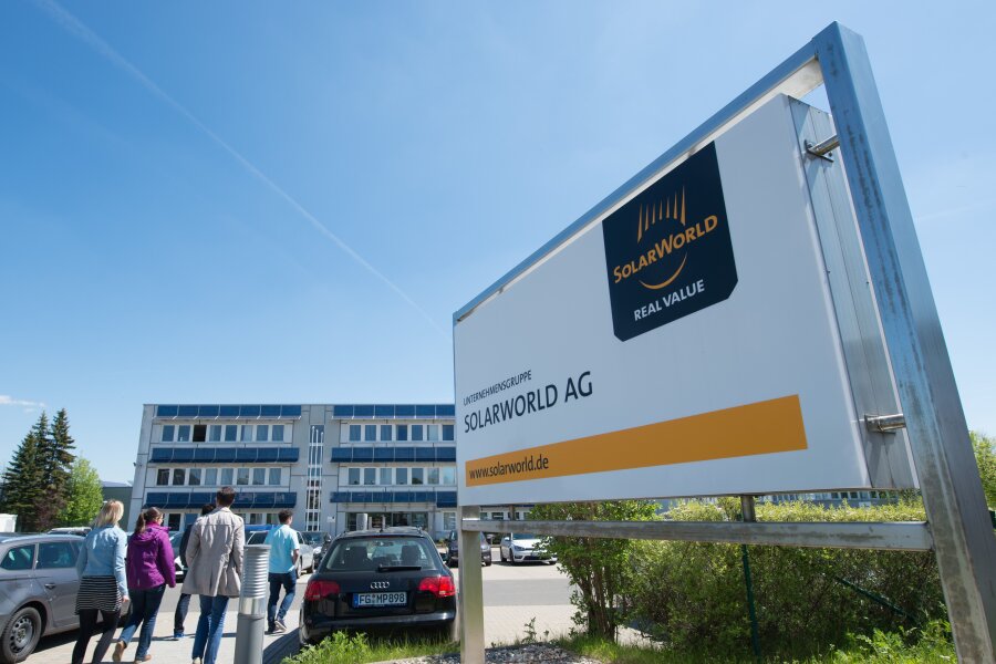 Solarworld: Drei Viertel der Belegschaft vor dem Aus - Der Solarworld-Standort in Freiberg.