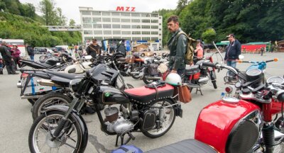 Sommertreffen lässt noch Luft nach oben - Einen Eindruck von 100 Jahren Zschopauer Motorradtradition konnten sich die Besucher am MZ-Altwerk am Sonnabend verschaffen. 