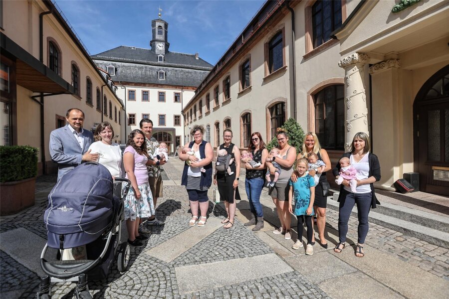 Sorge um Bevölkerungsentwicklung: Burgstädt verliert Einwohner - Seit Mai 2022 (Foto) findet regelmäßig ein Baby-Empfang in der Stadt Burgstädt statt.