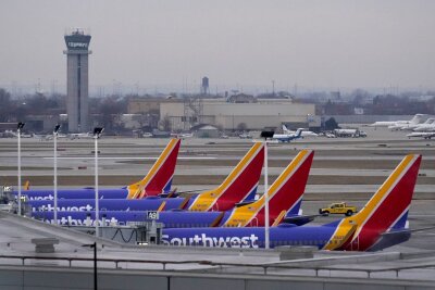 Southwest Airlines: Boeing verliert Abdeckung von Triebwerk - Bei einem Flug der US-Fluggesellschaft Southwest Airlines von Denver nach Houston kam es zu einem Zwischenfall mit einer Abdeckung eines Triebwerks (Archivbild).