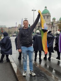 SPD-Bundestagsmitglied Carlos Kasper: "Ich muss mich heute nicht mehr outen" - Carlos Kasper im September in Belgrad aus Anlass einer europaweiten Menschrechtskonferenz. 