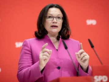 SPD-Chefin Nahles schlägt Industriepartnerschaft für die Automobilindustrie vor - SPD-Parteivorsitzende Andrea Nahles