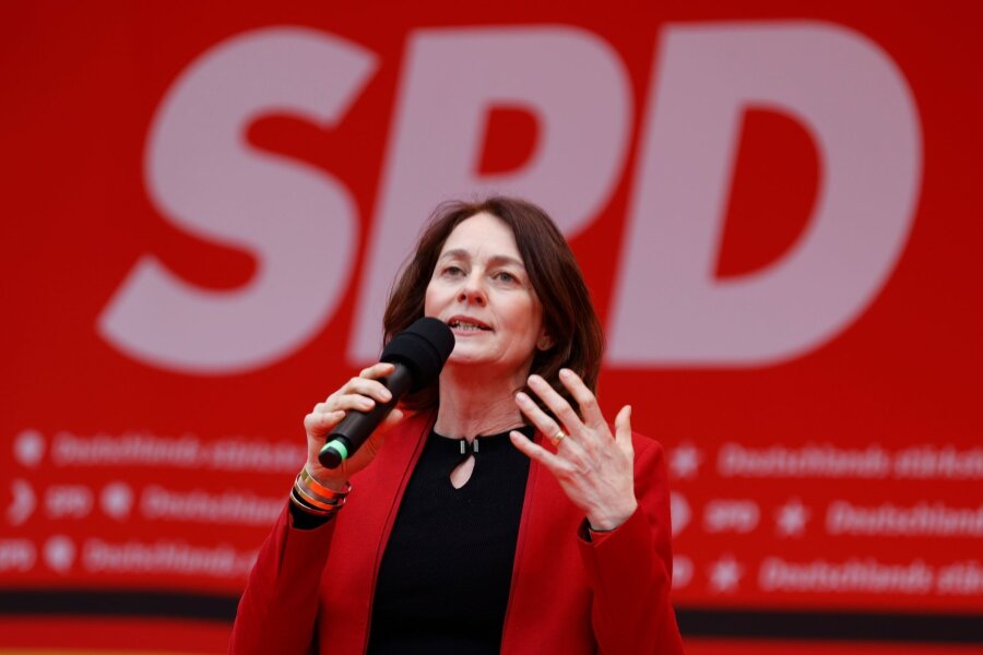 SPD empört über von der Leyen: "Öffnet Tür nach Rechtsaußen" - Die Spitzenkandidatin der SPD für die Europawahl: Katarina Barley.
