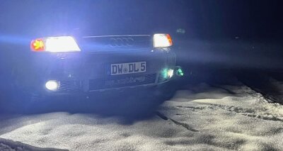 Speedhill: Autos heizen am Sonnabend den Skihang hinauf - Einen genehmigten Probelauf bei Nacht auf dem Skihang Geyersdorf gab es schon. Für Sonnabend haben sich 60 Audi-Besitzer angemeldet.
