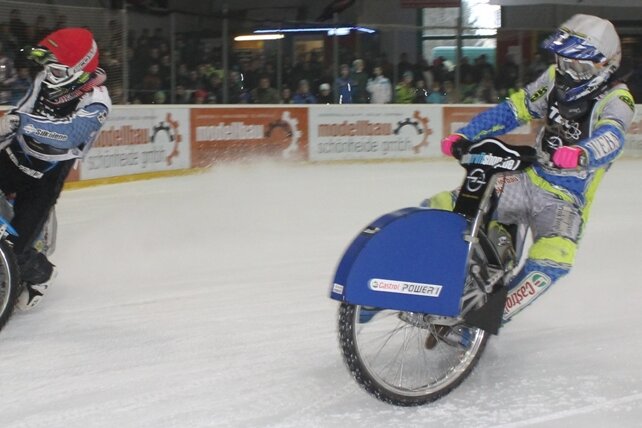 "Speedway on Ice" begeistert in Schönheide - 
