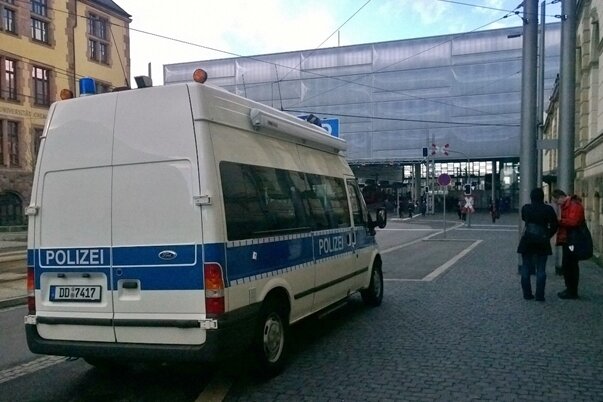 Sperrung des Hauptbahnhofs Chemnitz aufgehoben - 