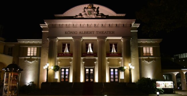 Im König-Albert-Theater sind bis 3. Mai alle Veranstaltungen abgesagt. 