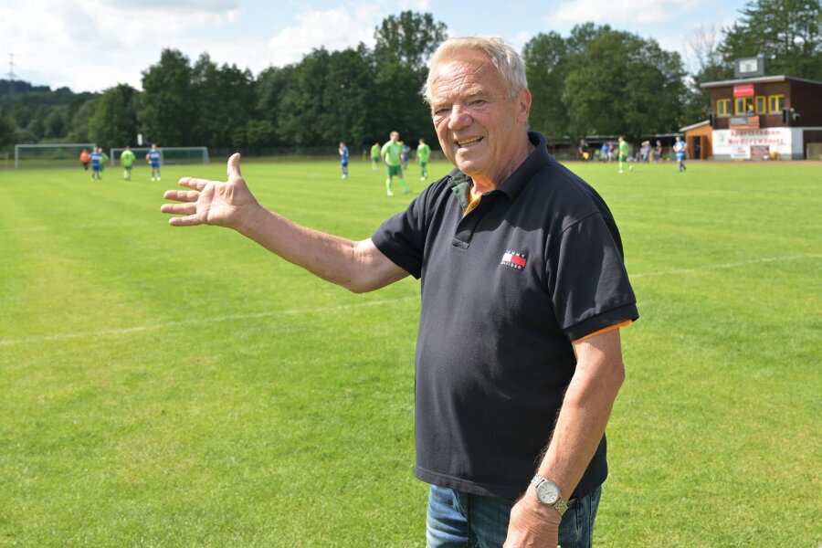 Spieler, Trainer, Vorsitzender: Dieser Mann verkörpert den FSV Zwönitz wie kaum ein anderer - Bernd Faulhaber ist Vorsitzender des FSV Zwönitz.