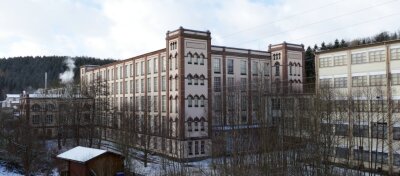 Spinnerei steht erneut vor Schließung - Das Firmengelände misst 100.000 Quadratmeter. Nur ein Teil der Gebäude dort wird heute noch genutzt.