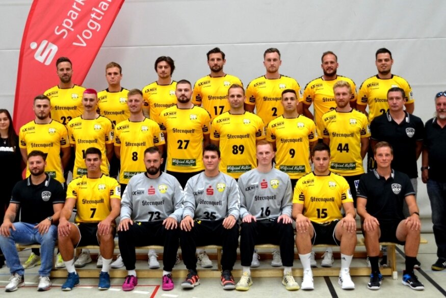 Die Handballer des SV 04 Oberlosa.