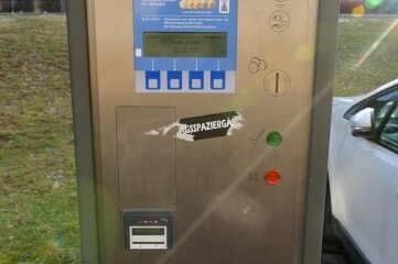 Der Parkscheinautomat am Bebelplatz ist seit der Straftat außer Betrieb. 