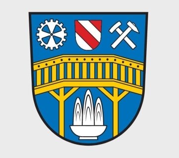 So sieht das neue Wappen von Aue-Bad Schlema aus. 