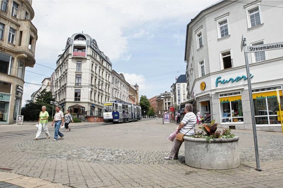 Stadt Plauen arbeitet an neuem Einzelhandelskonzept - Wie ist es künftig um Geschäftsstraßen wie Bahnhofstraße und Stresemannstraße in Plauen bestellt?