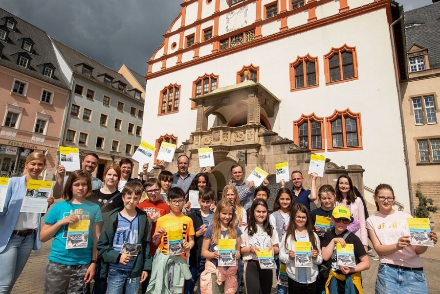 In Plauen gibt es jetzt einen Energielehrpfad. Kinder der Klasse 4b der Ohser-Grundschule haben das neue Angebot bereits getestet.