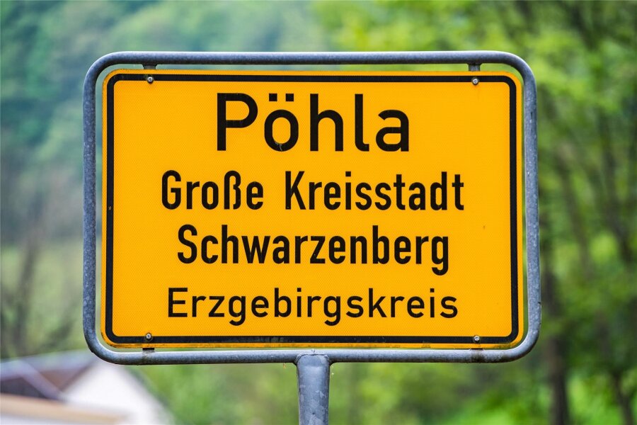 Stadtrat Schwarzenberg lehnt Sonderrolle von Pöhla ab - Die einst eigenständige Gemeinde Pöhla wurde 2008 in die Große Kreisstadt Schwarzenberg eingemeindet.