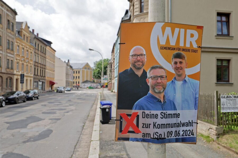 Stadtratswahl in Glauchau: Neue Wählervereinigung scheint durchzustarten - Die neue Wählervereinigung „Wir für unsere Stadt“ wurde von Stadtrat Felix Weise ins Leben gerufen. Bei der Stadtratswahl trumpfte sie auf.