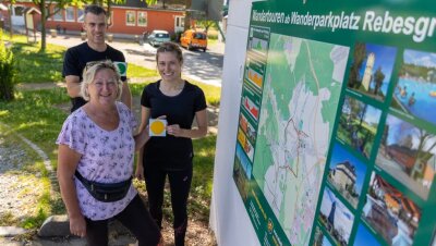 Startklar in Rebesgrün: Drei Touren ab Wanderparkplatz markiert - 