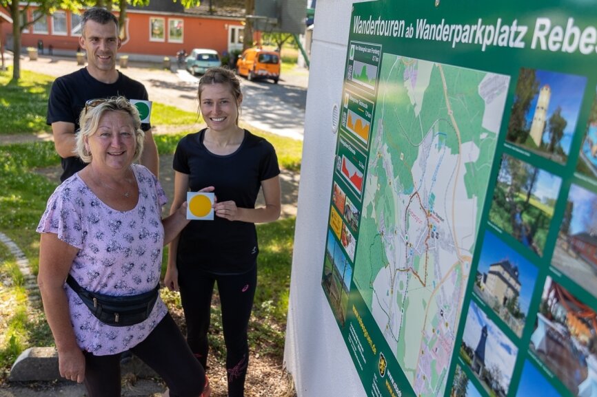 Startklar in Rebesgrün: Drei Touren ab Wanderparkplatz markiert - 