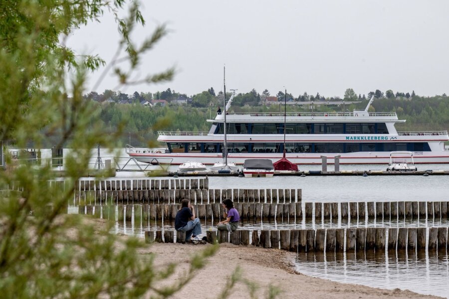 Startschuss für die Hauptsaison im Leipziger Neuseenland - Das Ausflugsschiff MS Markkleeberg ist auf dem Markkleeberger See unterwegs.
