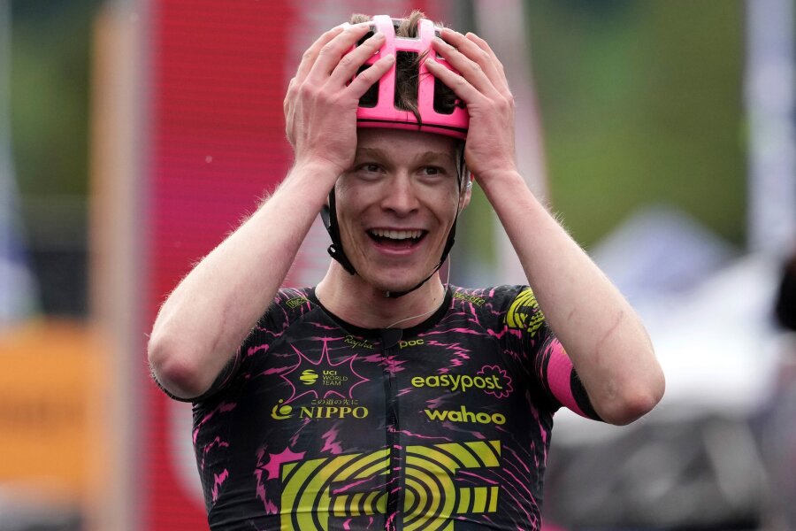 Steinhauser holt ersten deutschen Etappensieg beim Giro 2024 - Georg Steinhauser feierte den größten Erfolg seiner bisherigen Karriere.
