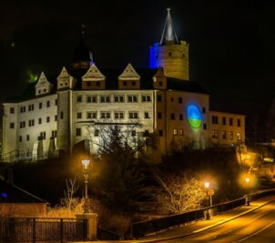 Stilles Zeichen am Schloss Wildeck: Lichter für den Frieden - 