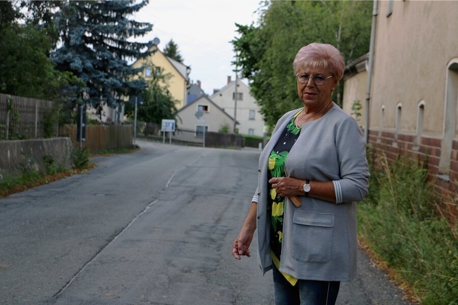 Das größte Problem in Ranspach ist für Gudrun Müller die desolate Durchfahrtsstraße. Bisher gab es immer wieder nur leere Versprechungen. 