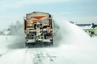 Straßenmeistereien in Mittelsachsen für Schnee und Eis gerüstet - 